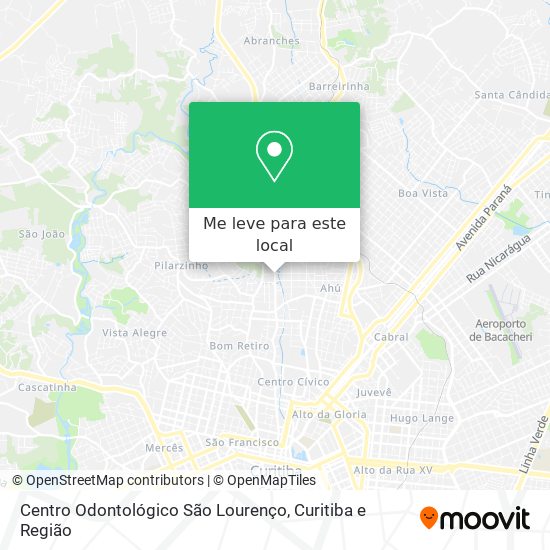 Centro Odontológico São Lourenço mapa