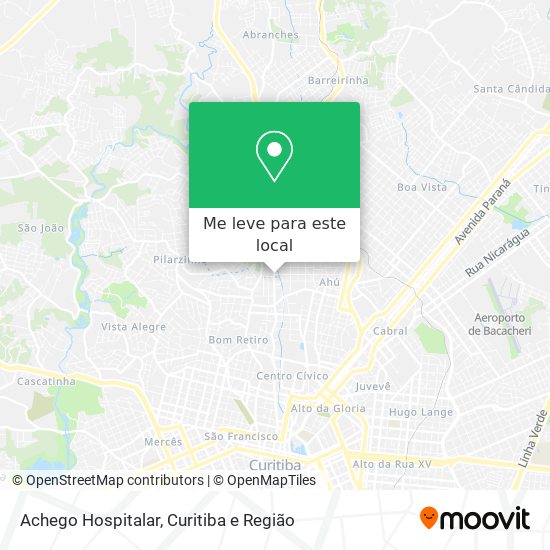 Achego Hospitalar mapa