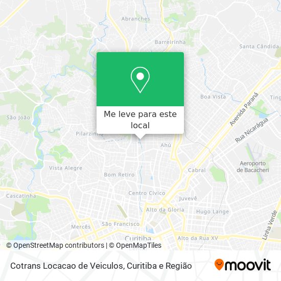 Cotrans Locacao de Veiculos mapa