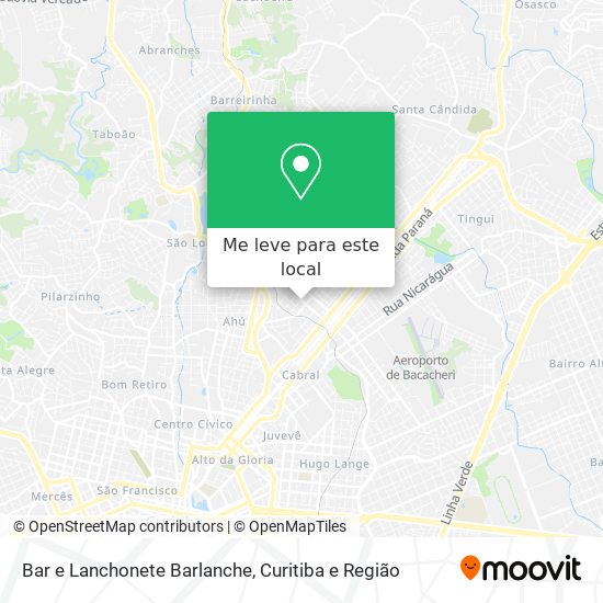 Bar e Lanchonete Barlanche mapa