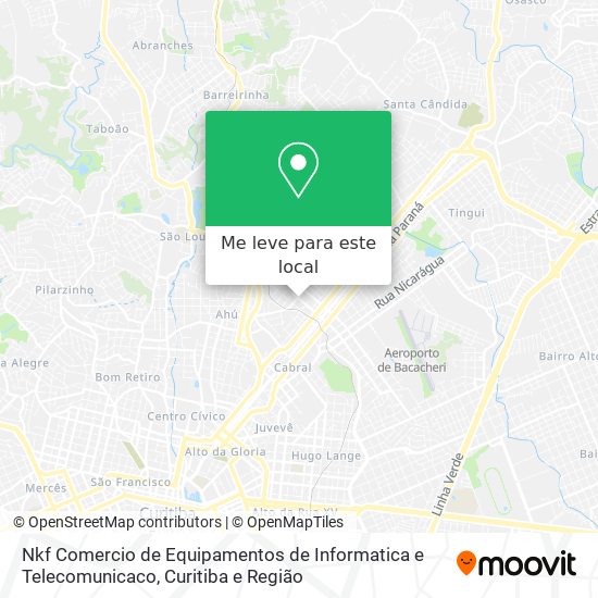 Nkf Comercio de Equipamentos de Informatica e Telecomunicaco mapa