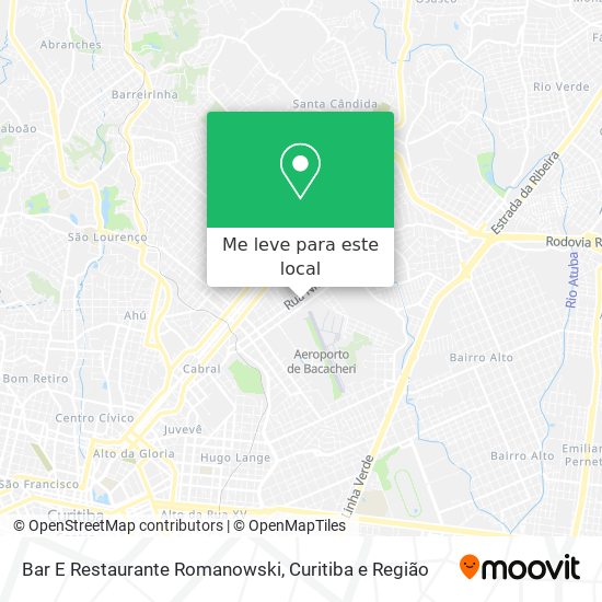 Bar E Restaurante Romanowski mapa