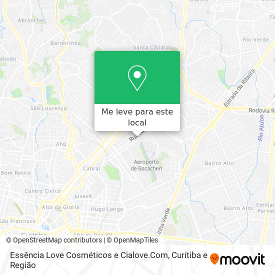Essência Love Cosméticos e Cialove.Com mapa