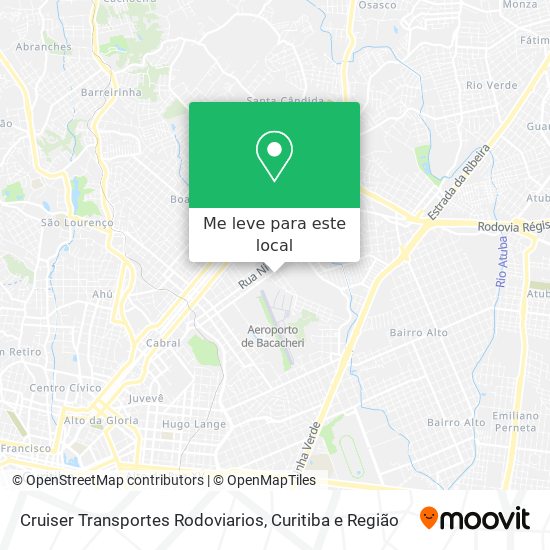 Cruiser Transportes Rodoviarios mapa