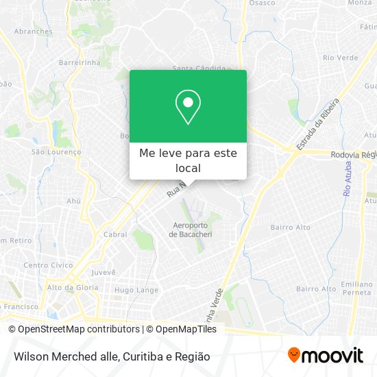 Wilson Merched alle mapa