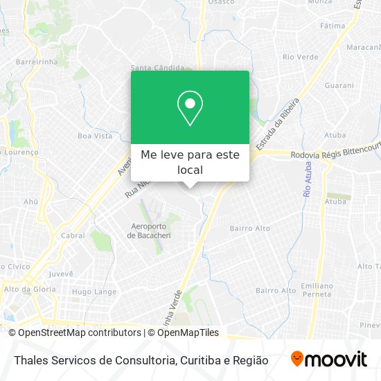 Thales Servicos de Consultoria mapa