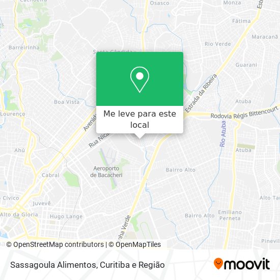 Sassagoula Alimentos mapa