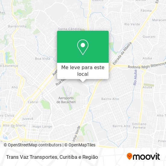 Trans Vaz Transportes mapa