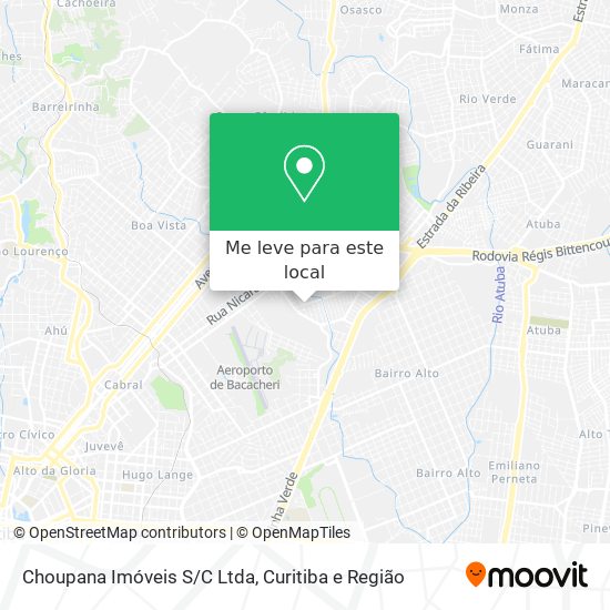 Choupana Imóveis S/C Ltda mapa
