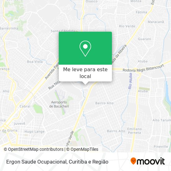 Ergon Saude Ocupacional mapa