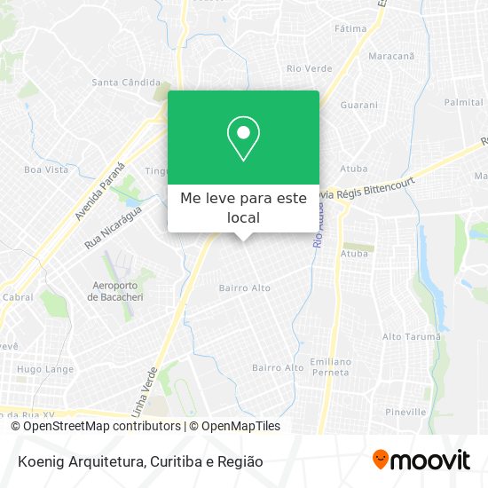 Koenig Arquitetura mapa