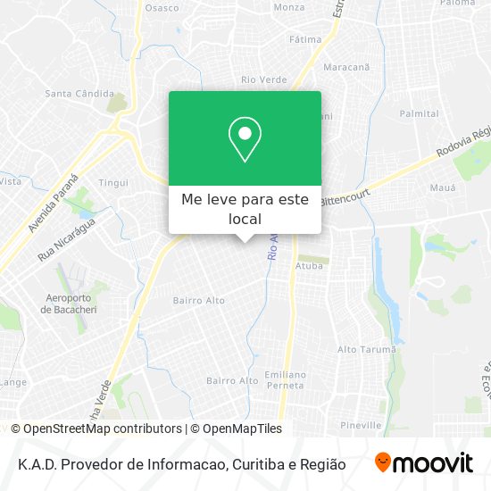 K.A.D. Provedor de Informacao mapa