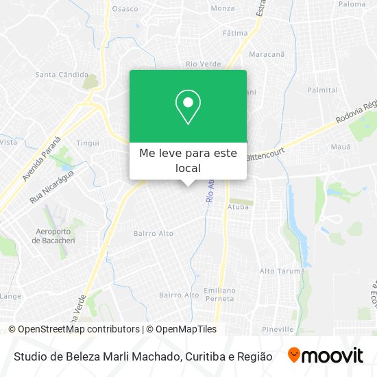 Studio de Beleza Marli Machado mapa