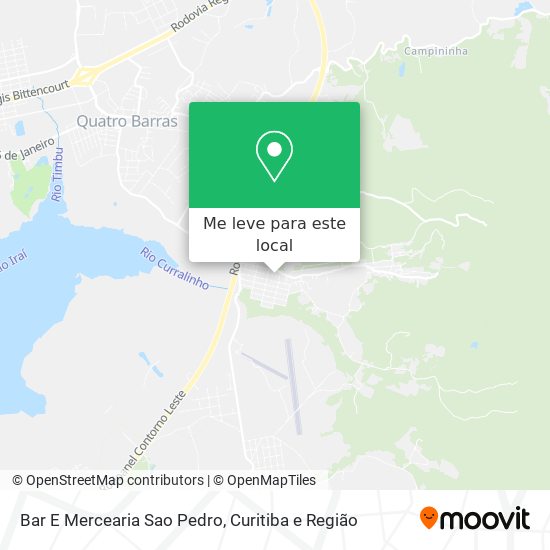 Bar E Mercearia Sao Pedro mapa