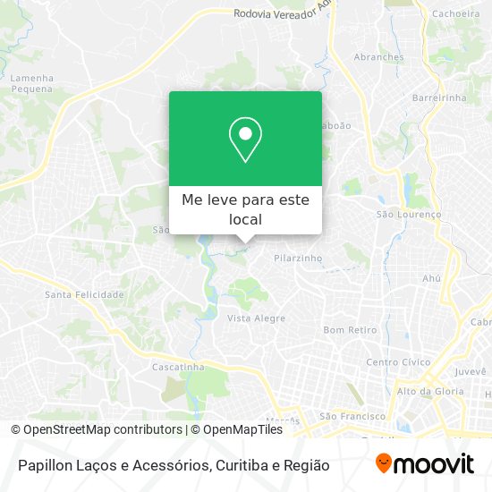 Papillon Laços e Acessórios mapa