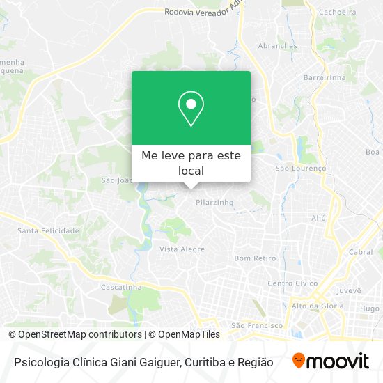 Psicologia Clínica Giani Gaiguer mapa