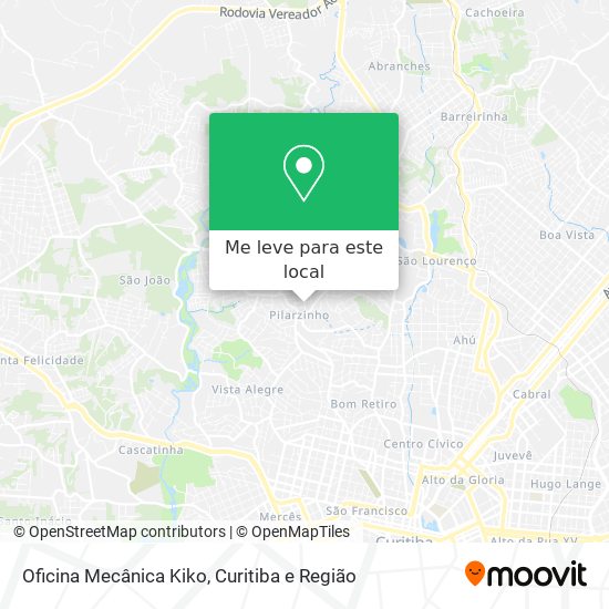 Oficina Mecânica Kiko mapa