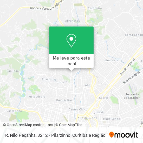 R. Nilo Peçanha, 3212 - Pilarzinho mapa