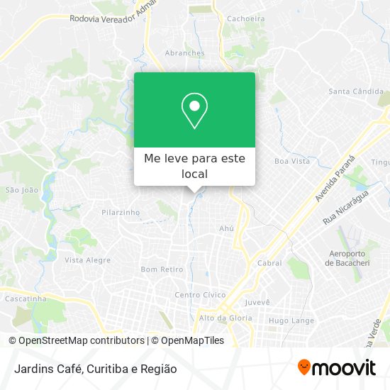 Jardins Café mapa