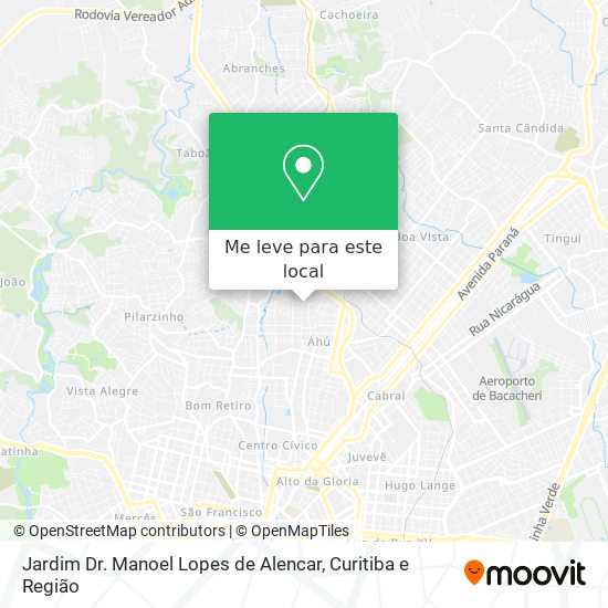 Jardim Dr. Manoel Lopes de Alencar mapa