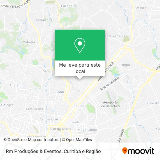 Rm Produções & Eventos mapa