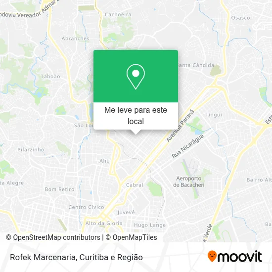 Rofek Marcenaria mapa