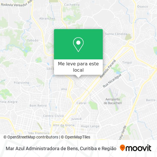Mar Azul Administradora de Bens mapa