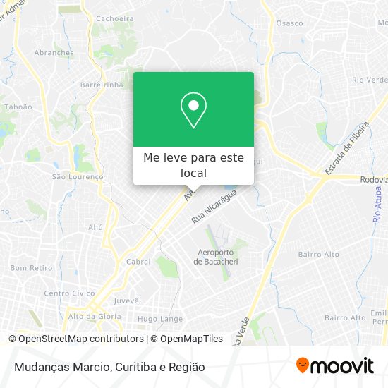 Mudanças Marcio mapa