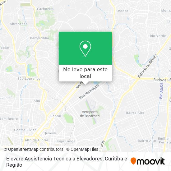 Elevare Assistencia Tecnica a Elevadores mapa