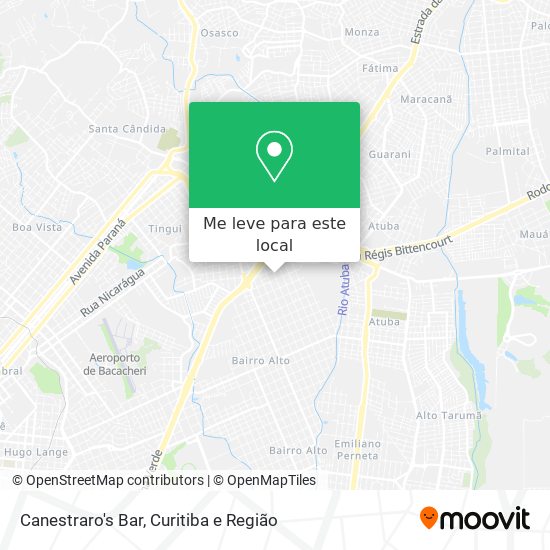 Canestraro's Bar mapa