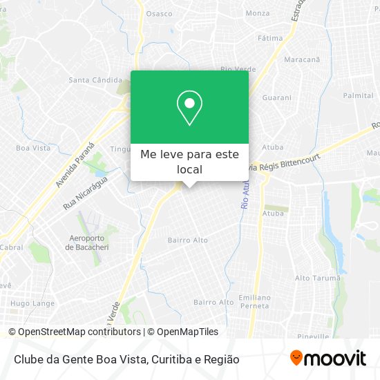 Clube da Gente Boa Vista mapa