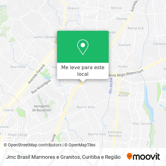 Jmc Brasil Marmores e Granitos mapa