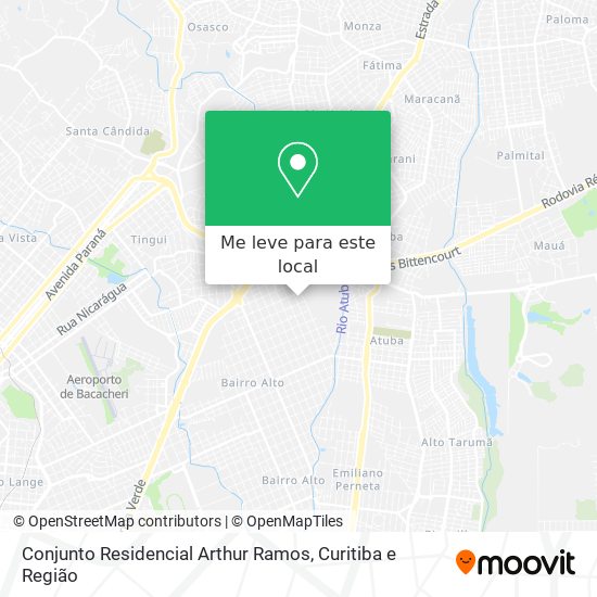 Conjunto Residencial Arthur Ramos mapa