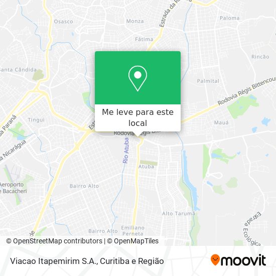 Viacao Itapemirim S.A. mapa