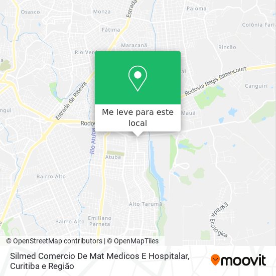 Silmed Comercio De Mat Medicos E Hospitalar mapa