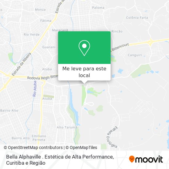 Bella Alphaville . Estética de Alta Performance mapa