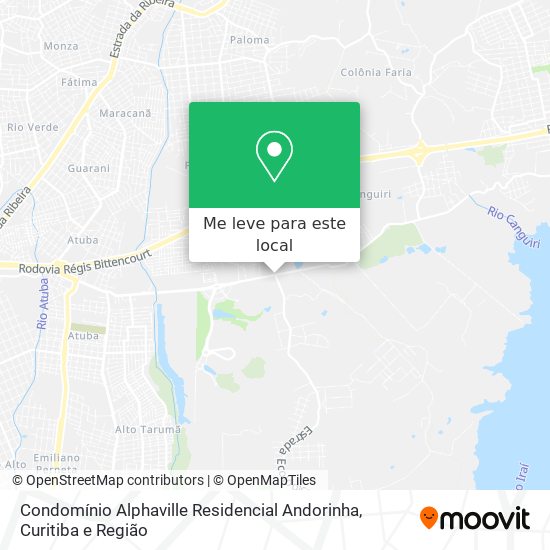 Condomínio Alphaville Residencial Andorinha mapa