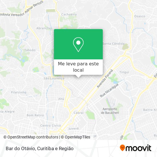 Bar do Otávio mapa