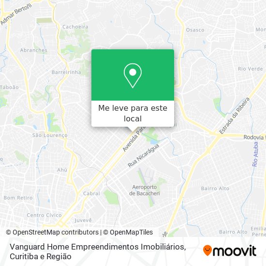 Vanguard Home Empreendimentos Imobiliários mapa
