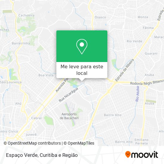 Espaço Verde mapa