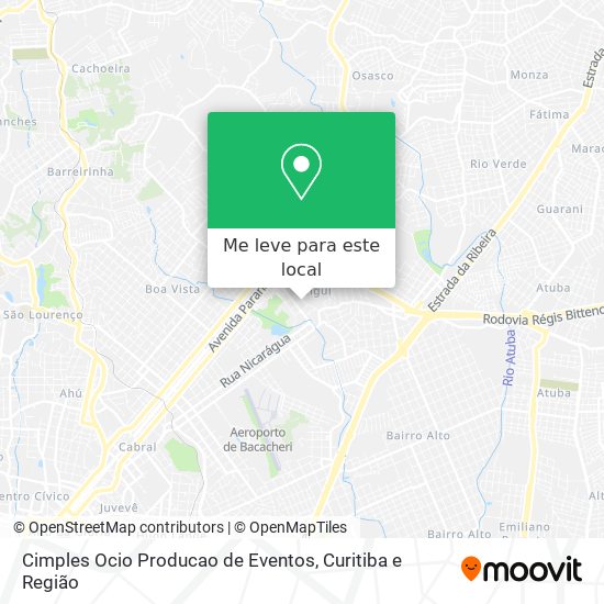 Cimples Ocio Producao de Eventos mapa