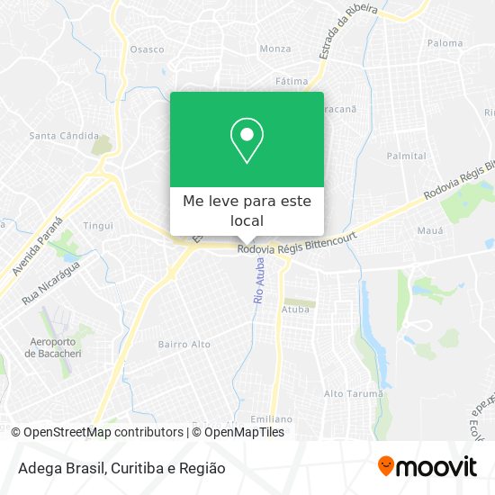 Adega Brasil mapa