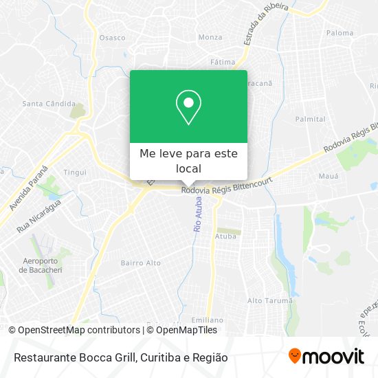 Restaurante Bocca Grill mapa