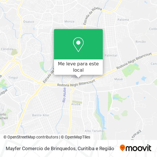 Mayfer Comercio de Brinquedos mapa