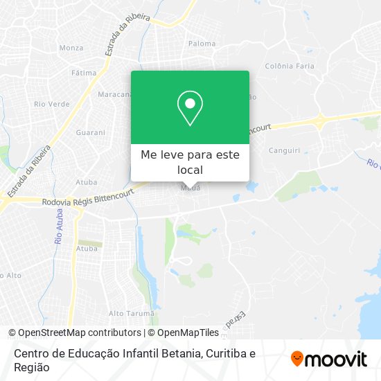 Centro de Educação Infantil Betania mapa