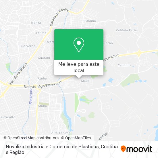 Novaliza Indústria e Comércio de Plásticos mapa