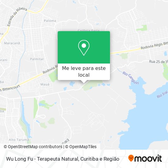 Wu Long Fu - Terapeuta Natural mapa