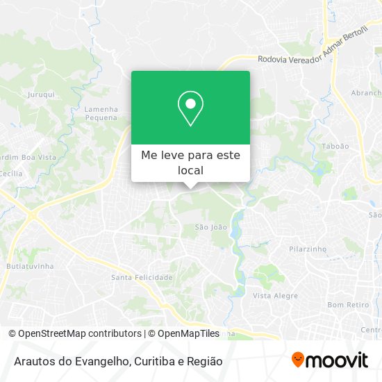 Arautos do Evangelho mapa