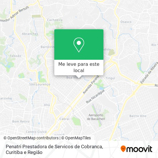Penatri Prestadora de Servicos de Cobranca mapa