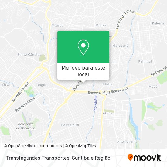 Transfagundes Transportes mapa